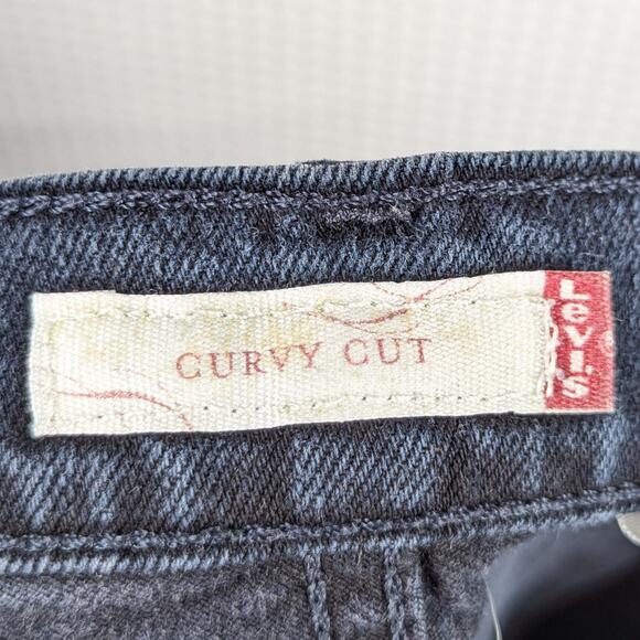 Levi’s 12M Curvy Cut Bootcut Jeans Women Blue Stretch Mid Rise Denim Colombia - Picture 4 of 5